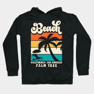 Beach California Los Angeles Palm Tree T Shirt For Women Men Hoodie